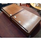 2 RETRO TEAK DRAWER UNITS