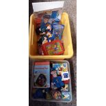 3 CARTONS & A BAG OF POSTMAN PAT ITEMS