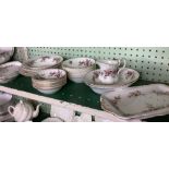 APPROX 26 PIECES OF ROYAL ALBERT LAVENDER ROSE BONE CHINA INCL; PLATES,