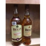 1ltr & 1 70 cl BOTTLES OF BELLS SCOTCH WHISKY