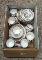 CARTON WITH TEA SET MARKED BELL CHINA