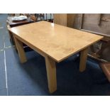 MODERN BEECH TABLE