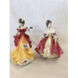 2 ROYAL DOULTON FIGURES,