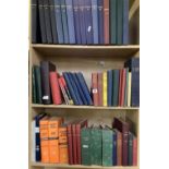 3 SHELVES OF VOLUMES OF PICTUREGOER, PHOTO PLAY, WORLD SPORTS, SWIMMING TIMES,
