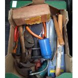 CARTON OF MISC HAND TOOLS