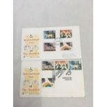 2 FIRST DAY COVERS, YEAR OF THE DISABLED,