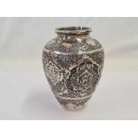 PERSIAN SILVER VASE,