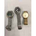 3 POCKET WATCHES, TIMEX,