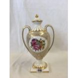 SPODE VASE OR URN WITH LID