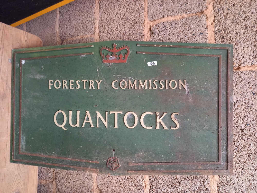 2 FORESTRY COMMISSION SIGNS FOR QUANTOCKS & NORTH PETHERTON - Image 2 of 2