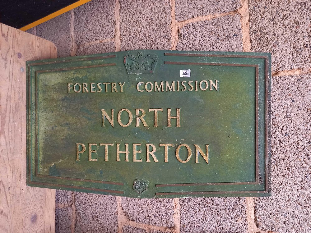 2 FORESTRY COMMISSION SIGNS FOR QUANTOCKS & NORTH PETHERTON