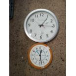 RADIO CONTROLLED WALL CLOCK & A NAUTICAL TIDE CLOCK