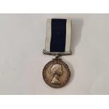 A QEII LONG SERVICE & GOOD CONDUCT MEDAL AWARDED TO 1119634 P.D DOWSON CH.WREN H.M.S.