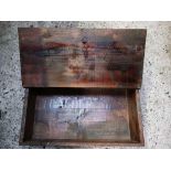 2 WOODEN BOXES,