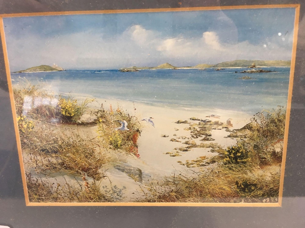 SET OF 3 VIEWS OF TRESCO, SCILLY ISLES, BY JOHN HAMILTON. - Image 3 of 4