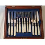 12 + 12 MOP SET OF CUTLERY