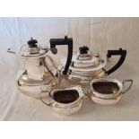 4 PIECE TEA SET