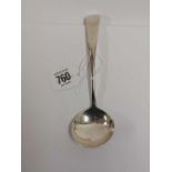 A GEORGE III SILVER SAUCE LADLE, LONDON 1801 BY S.