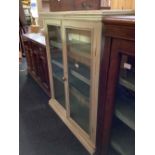 PAINTED GLAZED DISPLAY CABINET