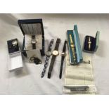 QTY OF MISC LADIES & GENTS WATCHES, EVERITE,