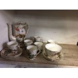 PATTERNED COFFEE SET BY PHOENIX OF ENGLAND,