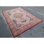 PATTERNED WOOLLEN CARPET 12ft X 7ft 7" APPROX