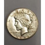 USA PEACE DOLLAR 1926,