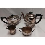 4 PIECE TEA SET