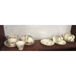 ROYAL WESSEX CLEMENTINE BONE CHINA TEA SERVICE & ANOTHER BY COLCLOUGH