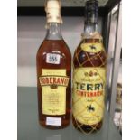 2 BOTTLES OF SPANISH BRANDY