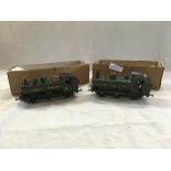 GWR PANNIER TANK ENGINE 060 WITH OLD STYLE CAB & ANOTHER 'OO' GAUGE SIMILAR