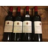 4 BOTTLES OF CHATEAU GARRAUD VIN DE BORDEAUX 2001