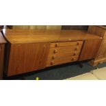 MID CENTURY TEAK SIDEBOARD BY VANSON IN EXCELLENT CONDITION,