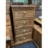 PINE CHEST OF 4 DRAWERS