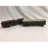 2 SCRATCH BUILT 'O' GAUGE COACHES