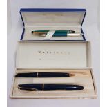 2 X SETS: 1) WATERMAN PENS (X 2) MADE IN PARIS, , 2) WATERMAN`S PENS - MADE IN ENGLAND. L3.