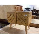 FOLDING CONCERTINA SEWING BOX