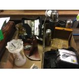 2 CARTONS INCL; DESK LAMP, THERMOS FLASK,