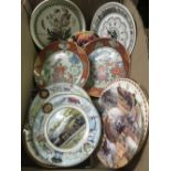 CARTON WITH COALPORT COLLECTORS PLATES,