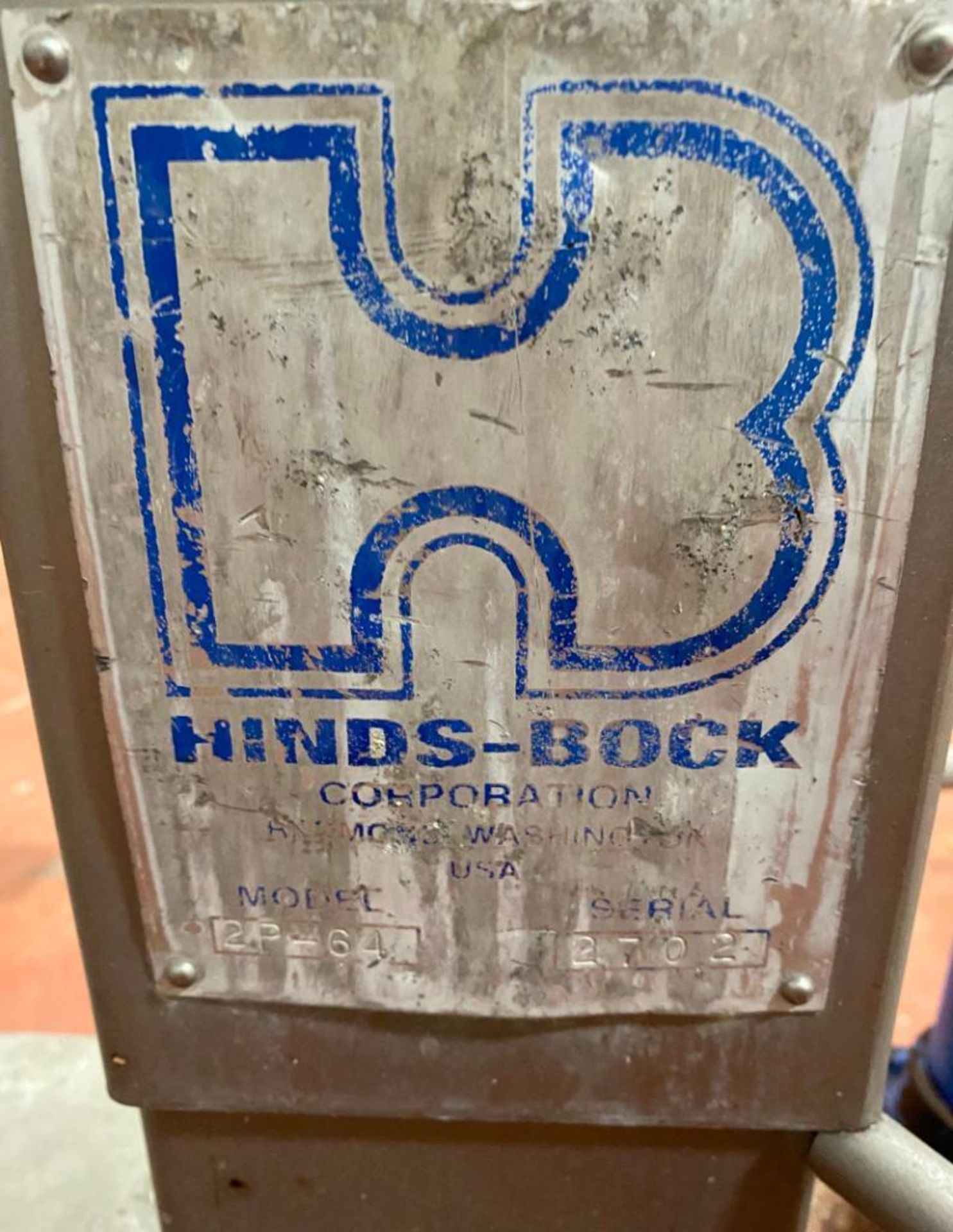HINDS-BOCK DUAL PISTON DEPOSITOR - Image 2 of 3