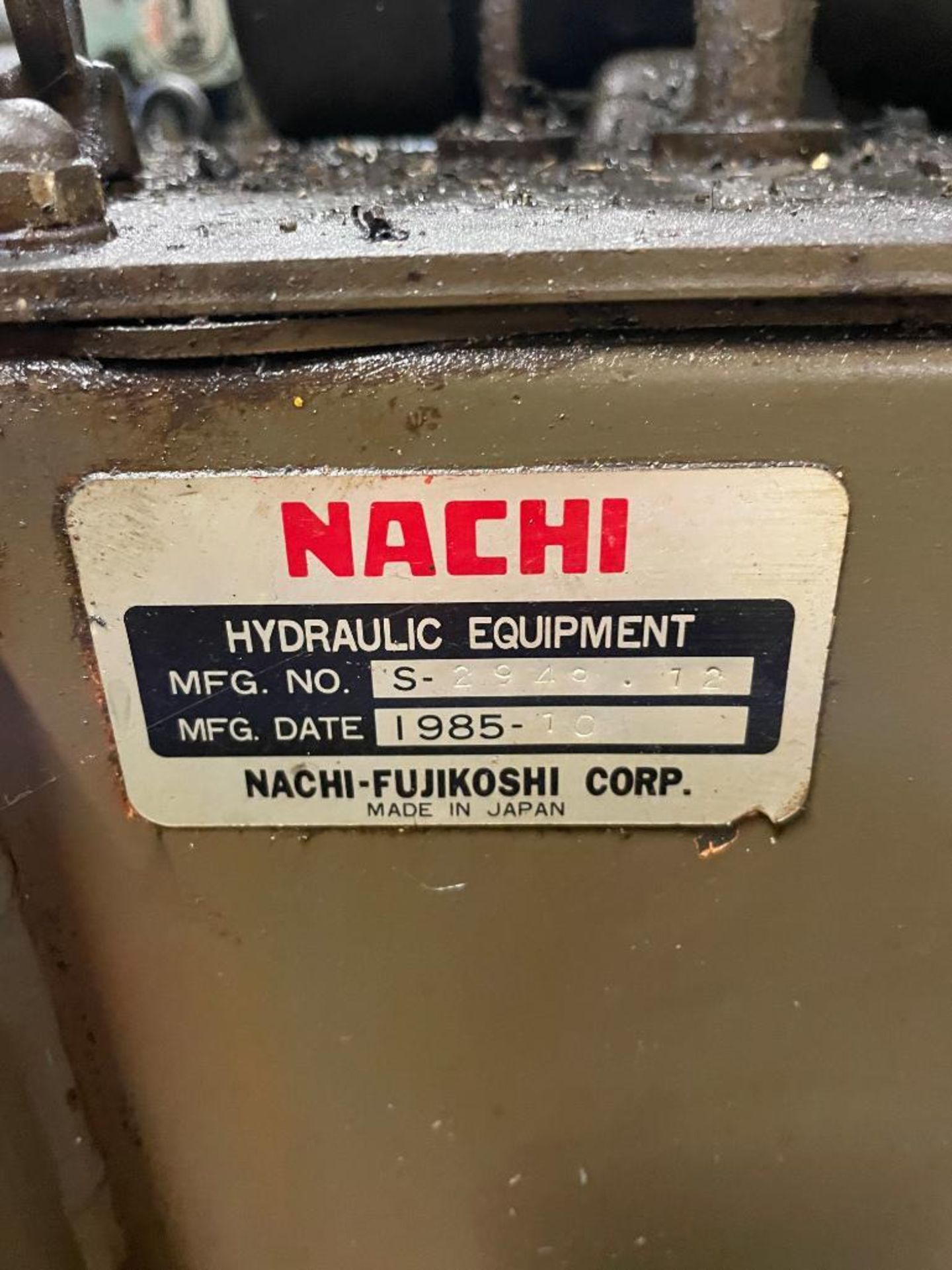 (LOT) NACHI VANE PUMPS; $150 LOADIN FEE - Image 3 of 3