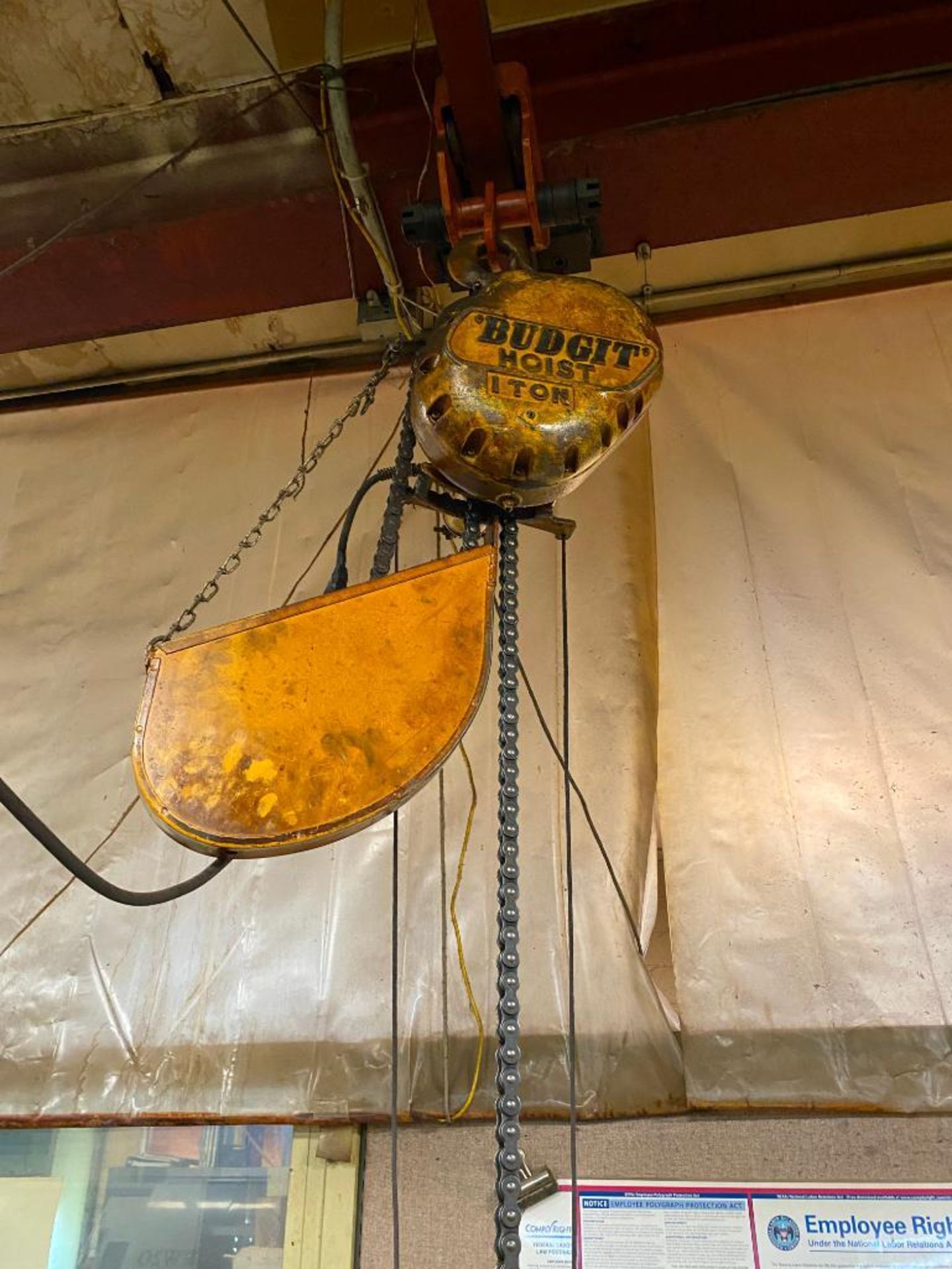 BUDGIT 1 TON HOIST