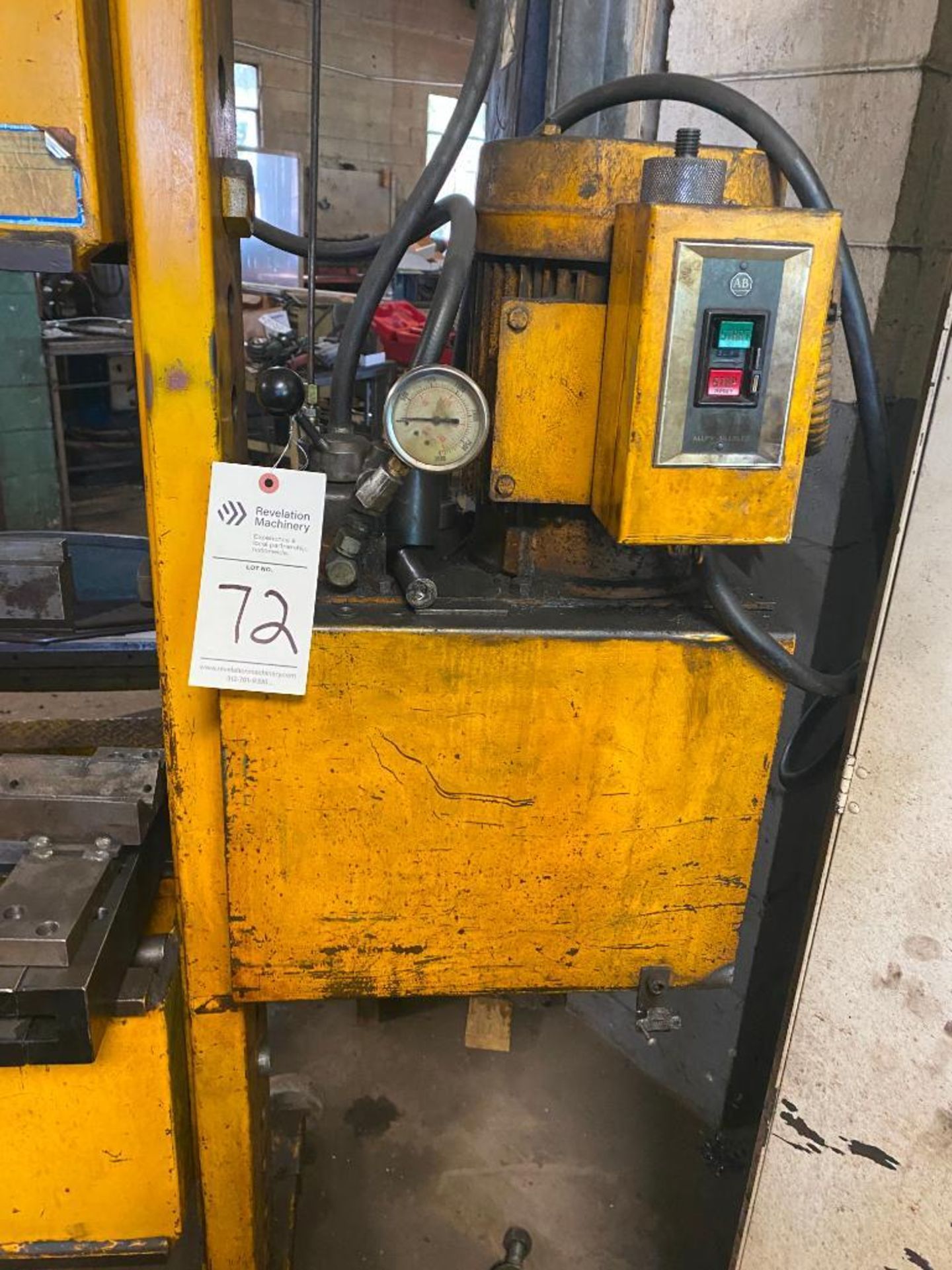 SHOPMATIC 30 TON HYDRAULIC PRESS; $250 LOADING FEE - Image 3 of 3