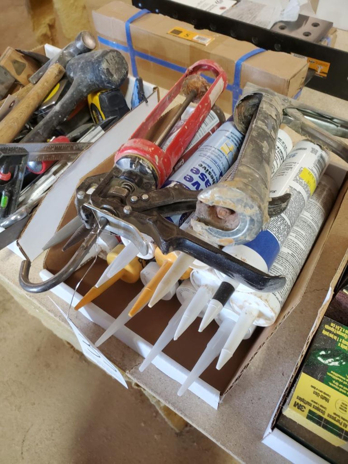 (LOT) CAULK AND CAULKING GUNS - Image 2 of 2