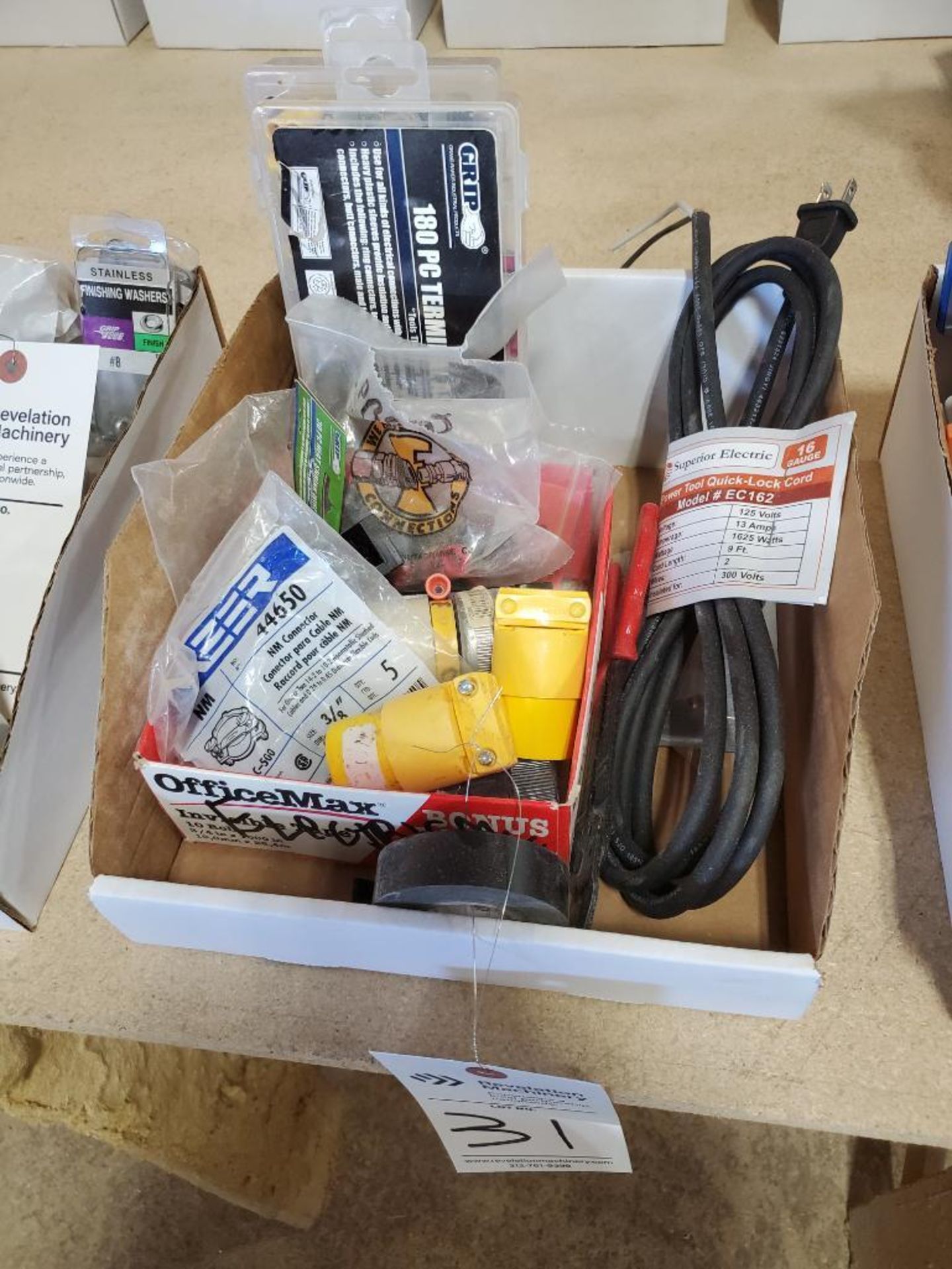 (LOT) ASSORTED ELECTRICAL SUPPLIES - Image 2 of 2