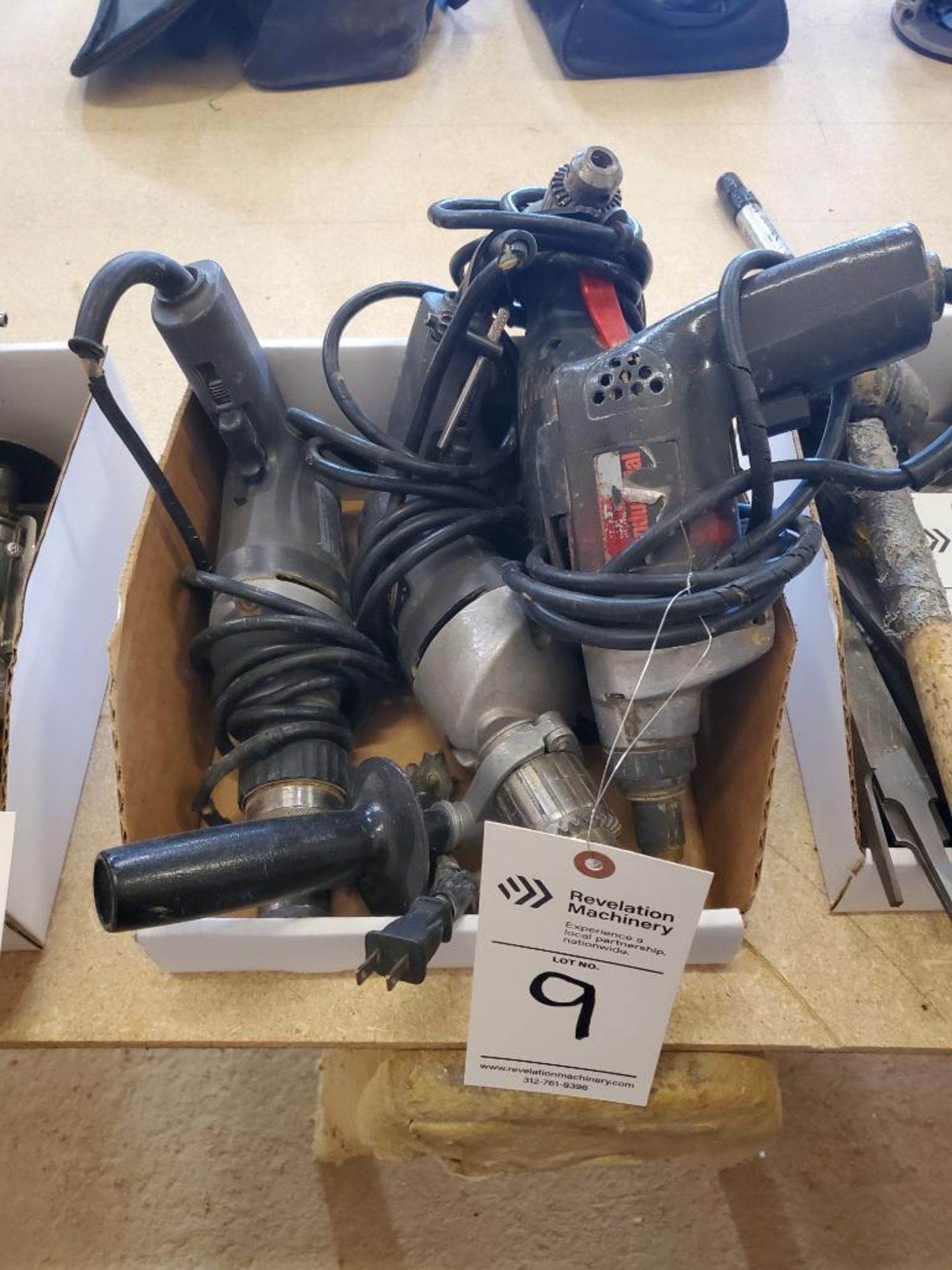 (LOT) ASSORTED CORDED DRILLS