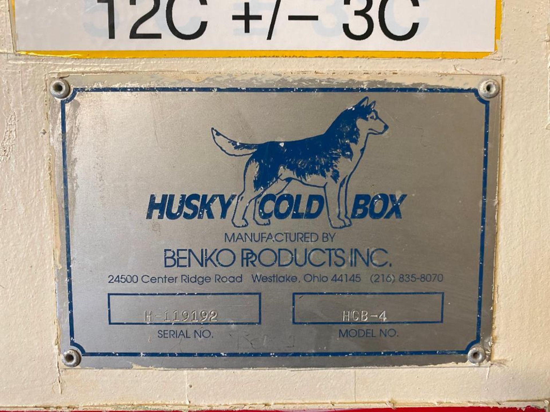 BENKO PRODUCTS HUSKY COLD BOX; MODEL HCB-4; 5' WIDE X 5' DEEP X 55' HIGH INSIDE DIMENSIONS; S/N H-11 - Image 5 of 5