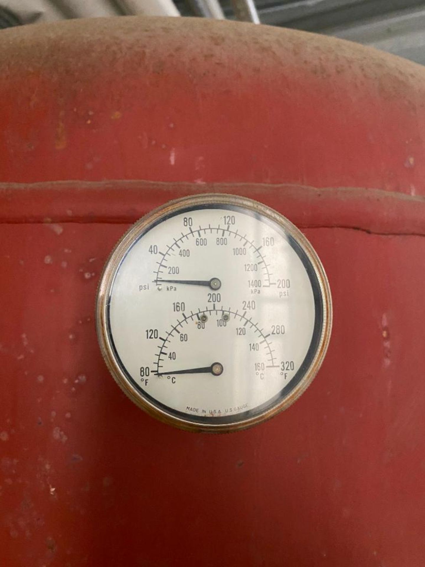 AIR COMPRESSOR/TANK; 160PSI@210F; YR 2011; S/N 441285 - Image 3 of 3