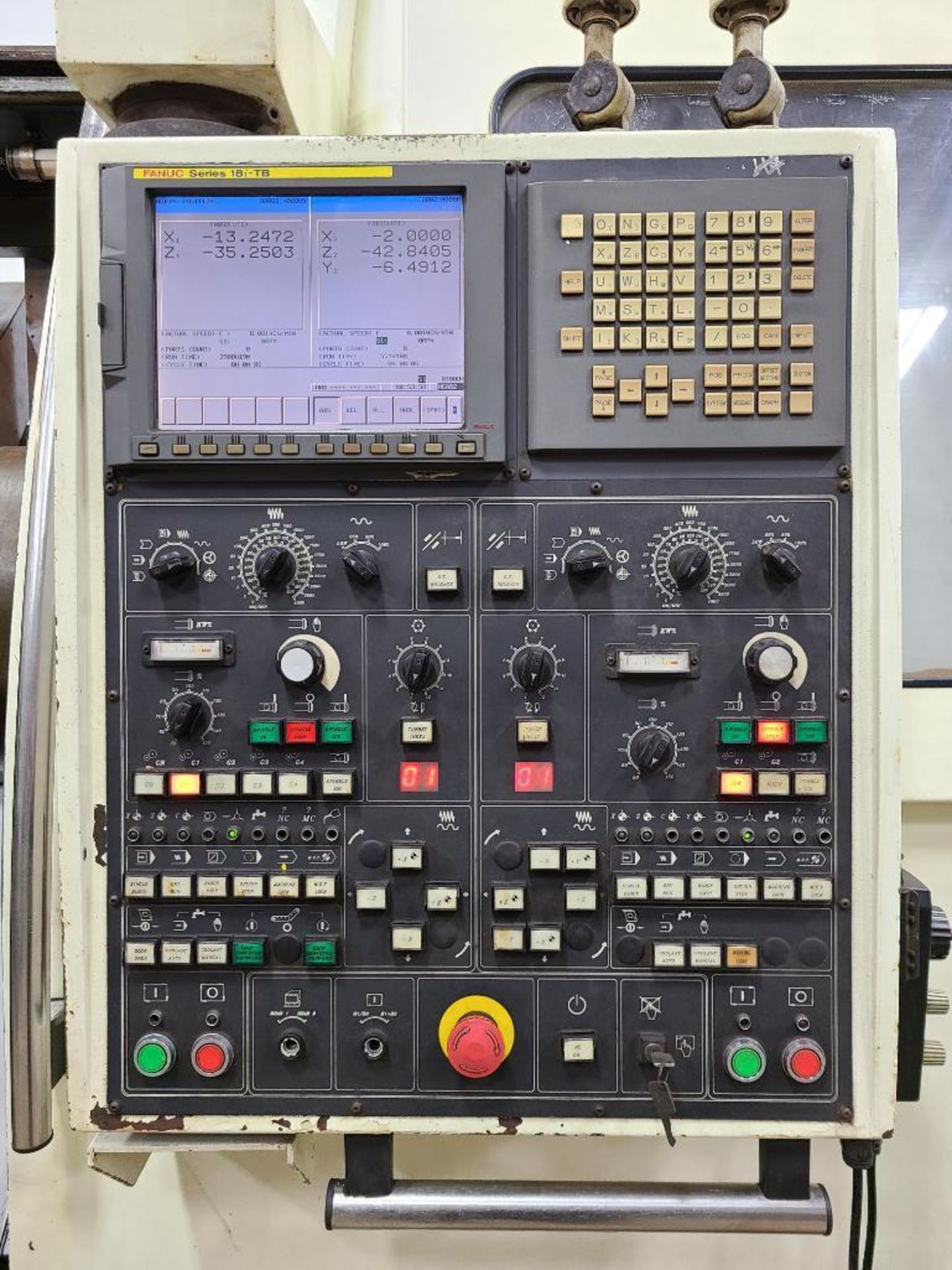 JOHNFORD CNC SUPER TURNING CNC HT-60C-2SD FANUC 18I-TB; YEAR 2006 - Image 6 of 13