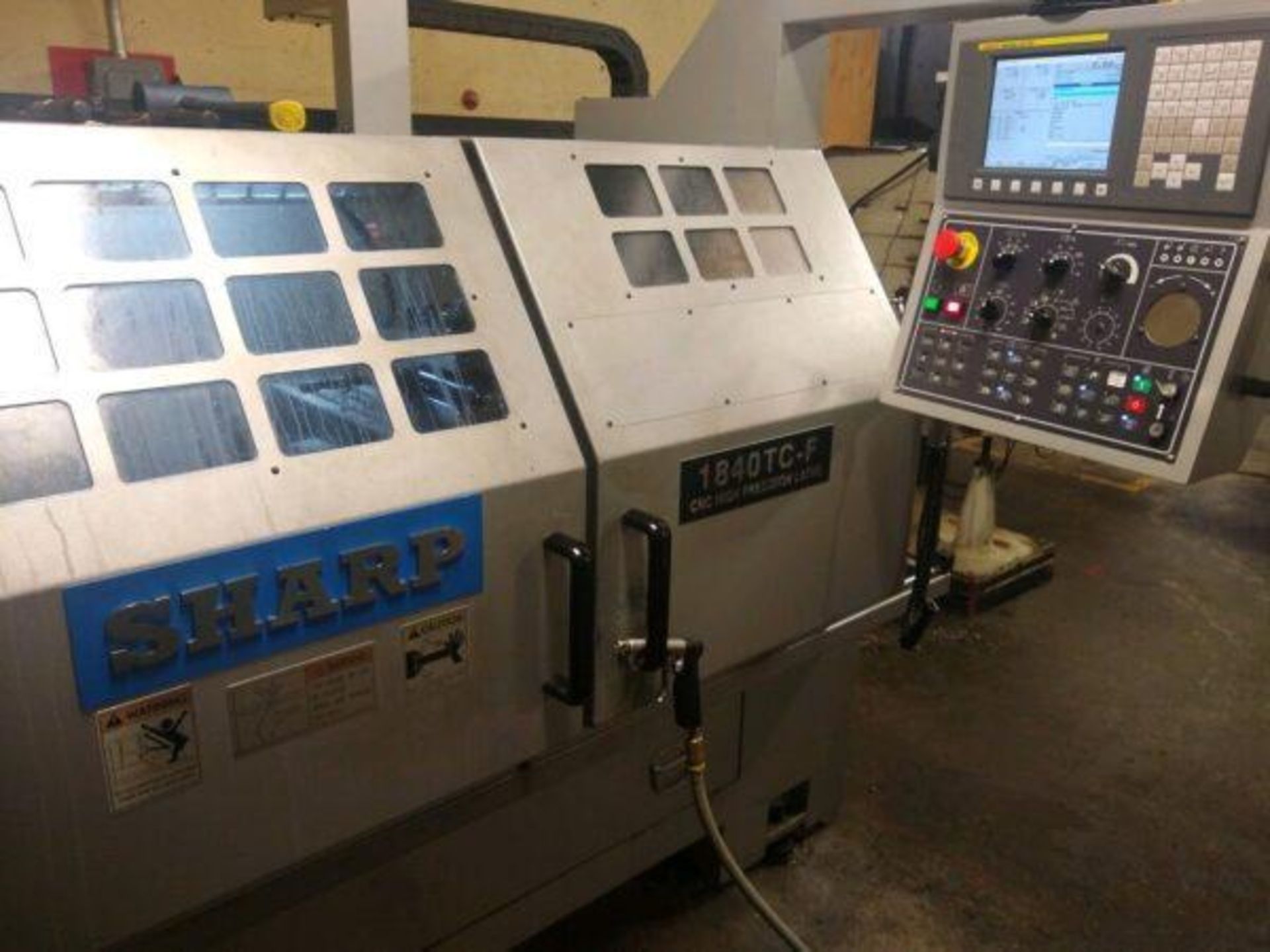 SHARP 1840TC-F CNC LATHE; YEAR 2020 - Image 2 of 6